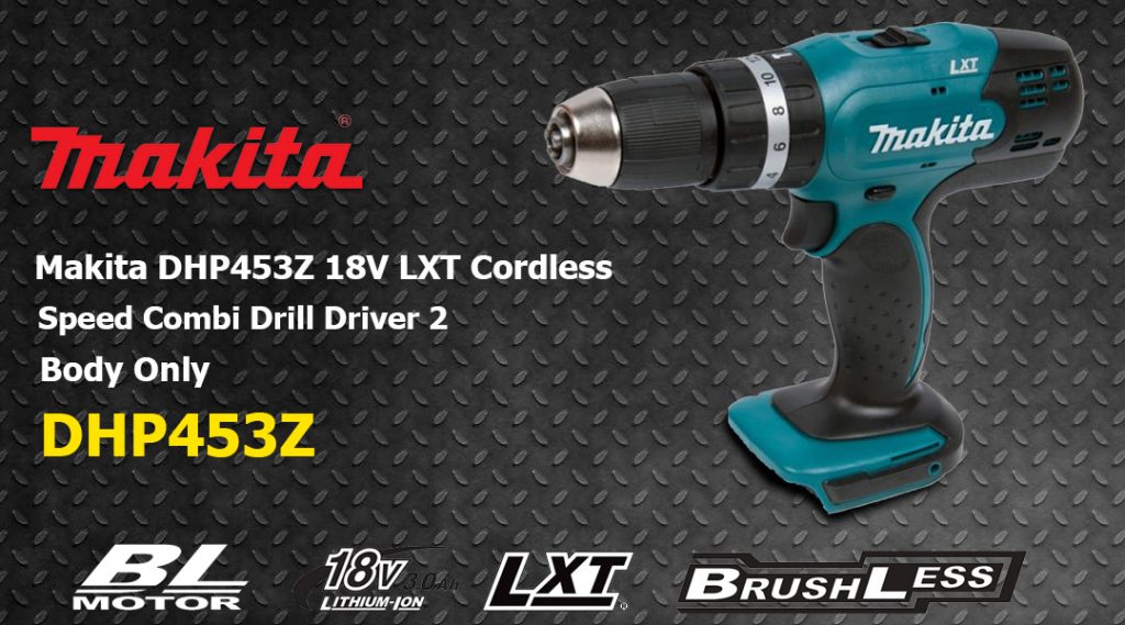 Toptopdeal Makita DHP453Z 18V LXT Cordless 2 Speed Combi Drill Driver