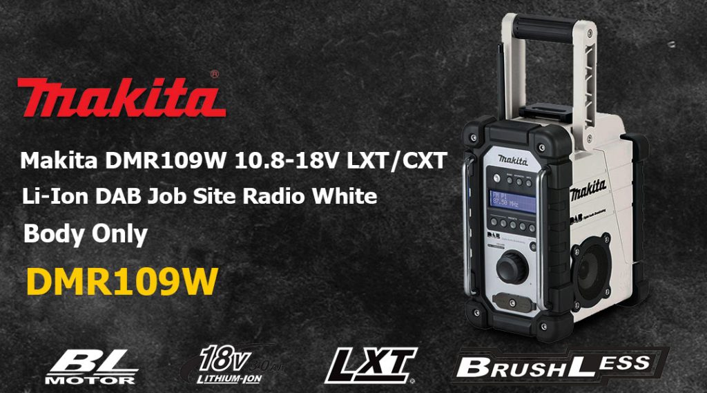 Toptopdeal Makita DMR109WRadio White