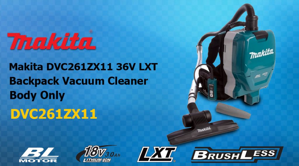 Toptopdeal Makita DVC261ZX11 Backpack Vacuum Cleaner