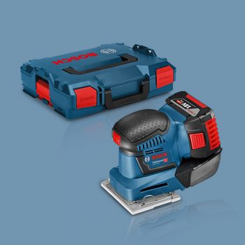 Toptopdeal Bosch GSS 18V 10 18V Cordless Multi Palm Sander Body With Accessories With L Boxx 06019D0202