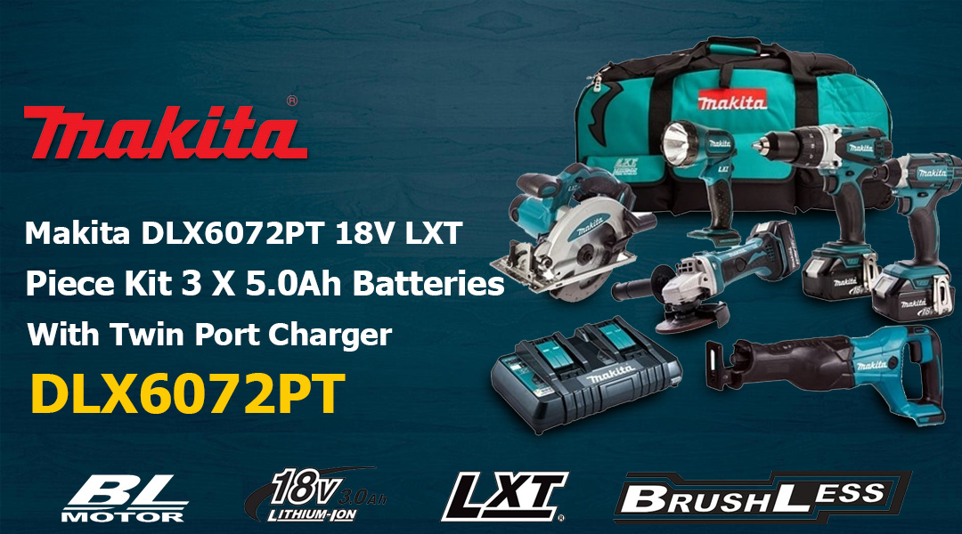 Toptopdeal Makita DLX6072PT Piece Kit