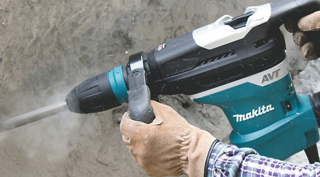 Toptopdeal Makita HM1213C 110V AVT SDS Max Demolition Hammer Drill-2