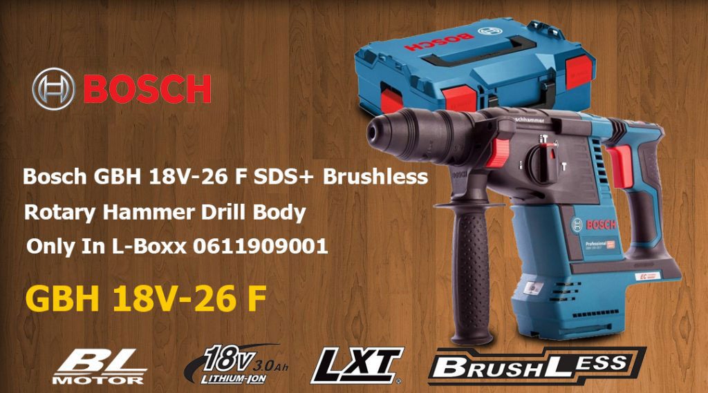 Toptopdeal Bosch GBH 18V-26 F SDS+ Brushless Rotary Hammer Drill