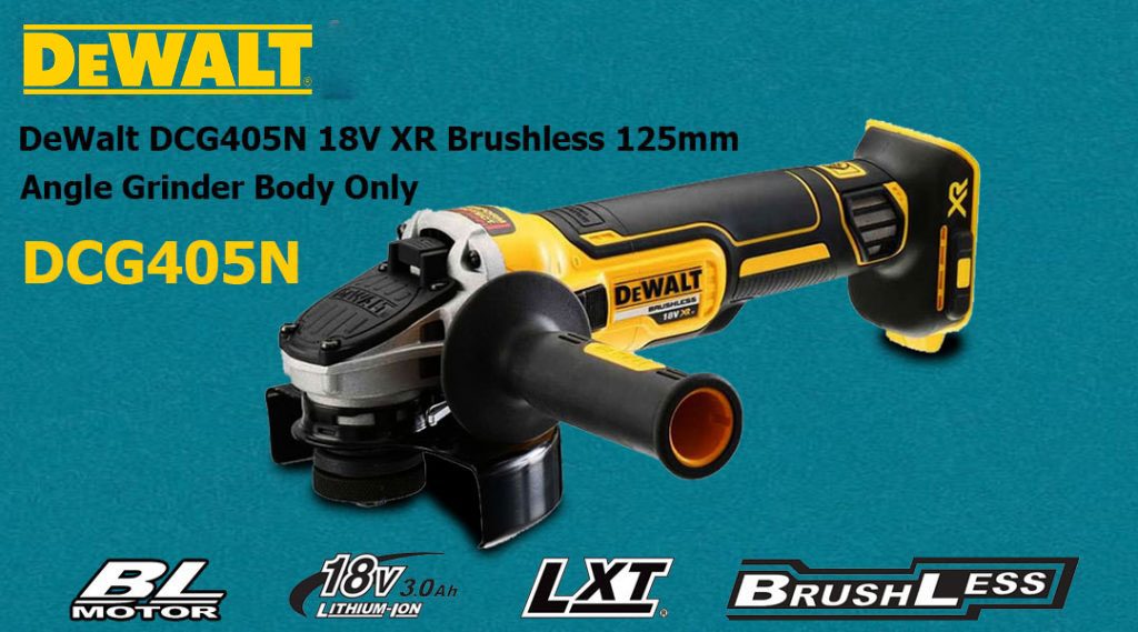 Toptopdeal DeWalt DCG405N 18V XR Brushless 125mm Angle Grinder