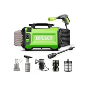 DYLECT® Ultra Clean Plus 1800W High Pressure Washer 130 Bar with 11 Accessories & 5m Hose for Car, Bike & Home Cleaning (2026 Upgraded)