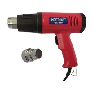Inditrust 2000W Professional Heat Gun Dual Temperature Hot Air Gun for Shrink Wrapping, Paint Removal & Industrial Use (Red)
