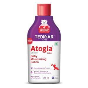 Atogla Baby Lotion 200ml Gentle Moisturizing Lotion for Newborn & Sensitive Baby Skin with Long-Lasting Hydration Support