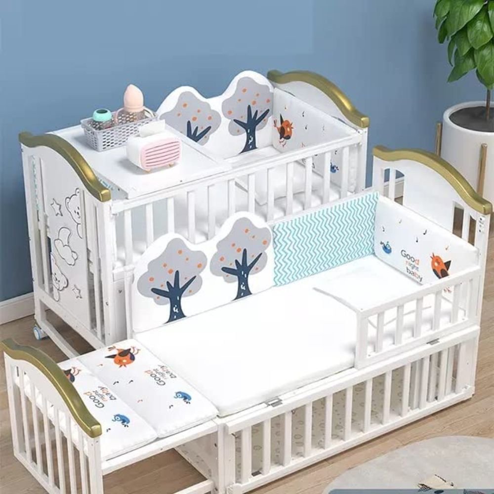 BabyTeddy Patented 12-in-1 Multifunctional Convertible Baby Bed Mattress Set with Mosquito Net Sleeping Bag Carry Nest Baby Lounger for Newborns
