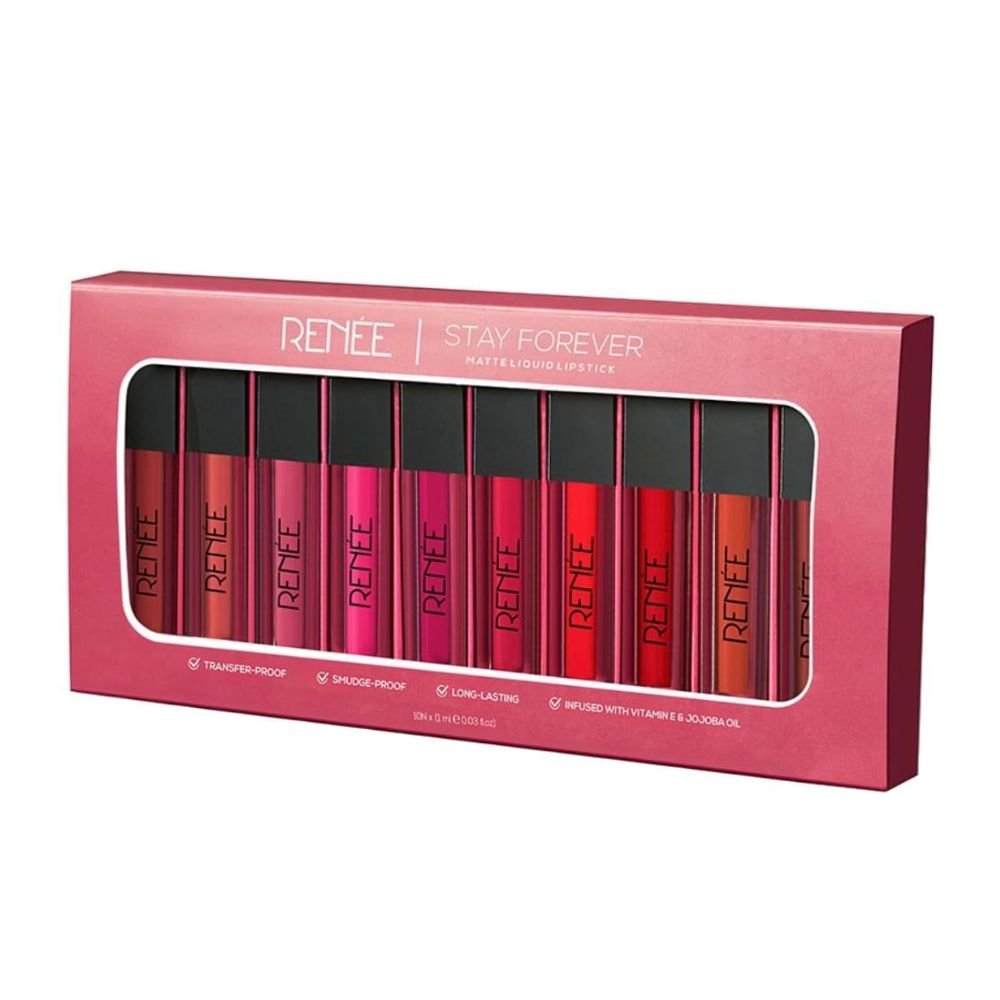 RENEE Stay Forever Liquid Lipstick – Long Lasting Matte Transfer Proof Lip Color for All Day Wear