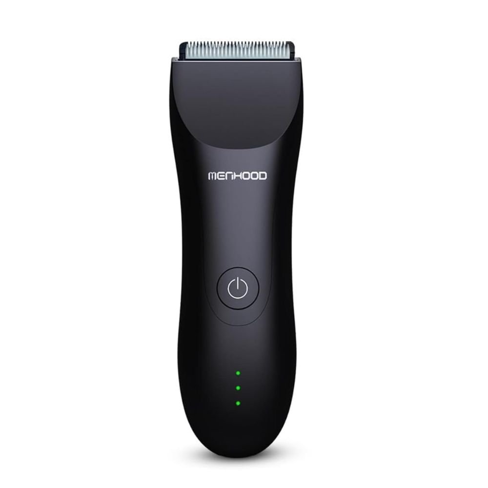 MENHOOD Waterproof Cordless Grooming Trimmer – Rechargeable Beard & Hair Trimmer for Men with Precision Blades