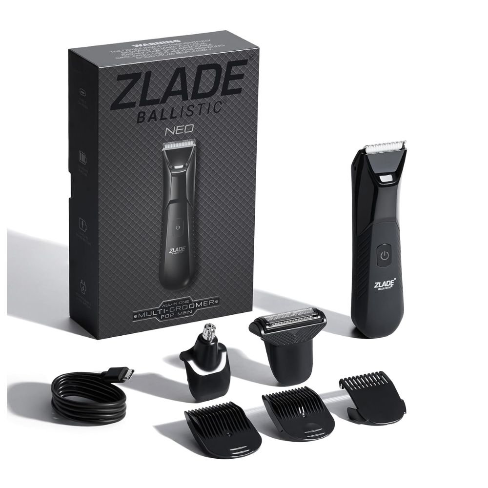 Ballistic Manscaping Waterproof Cordless Rechargeable Body Groomer – Precision Trimmer for Men’s Grooming & Personal Care