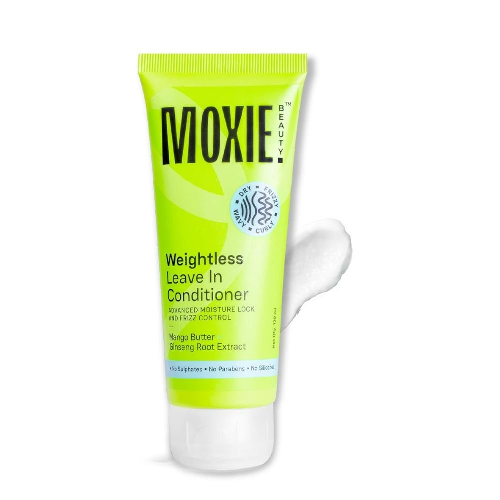 MOXIE BEAUTY Weightless Leave-In Conditioner | Lightweight Hair Moisturizer for Frizz Control & Smooth, Hydrated Hair