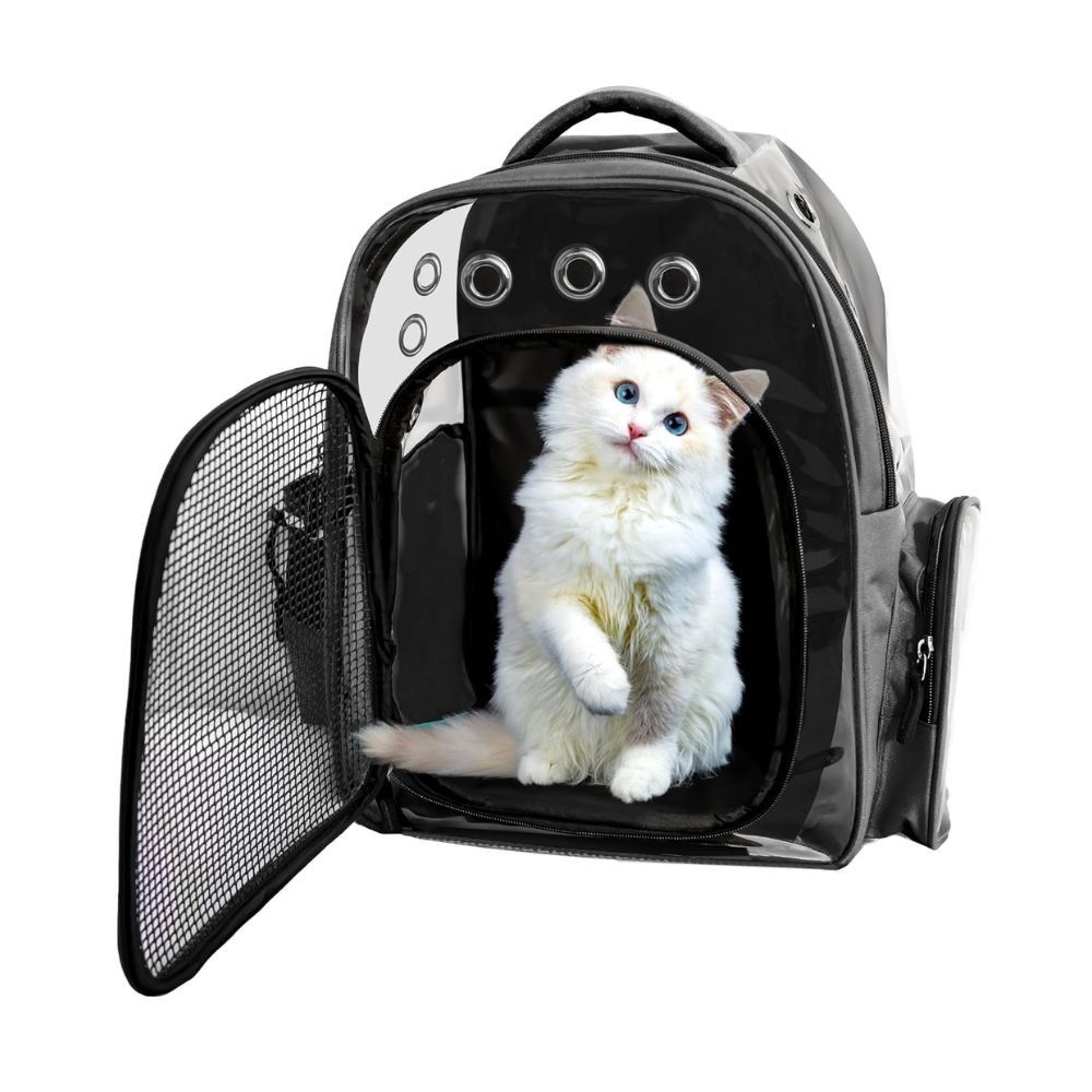 Buraq Breathable Design Pet Carrier Backpack for Hot Weather Travel Lightweight Ventilated Dog and Cat Backpack