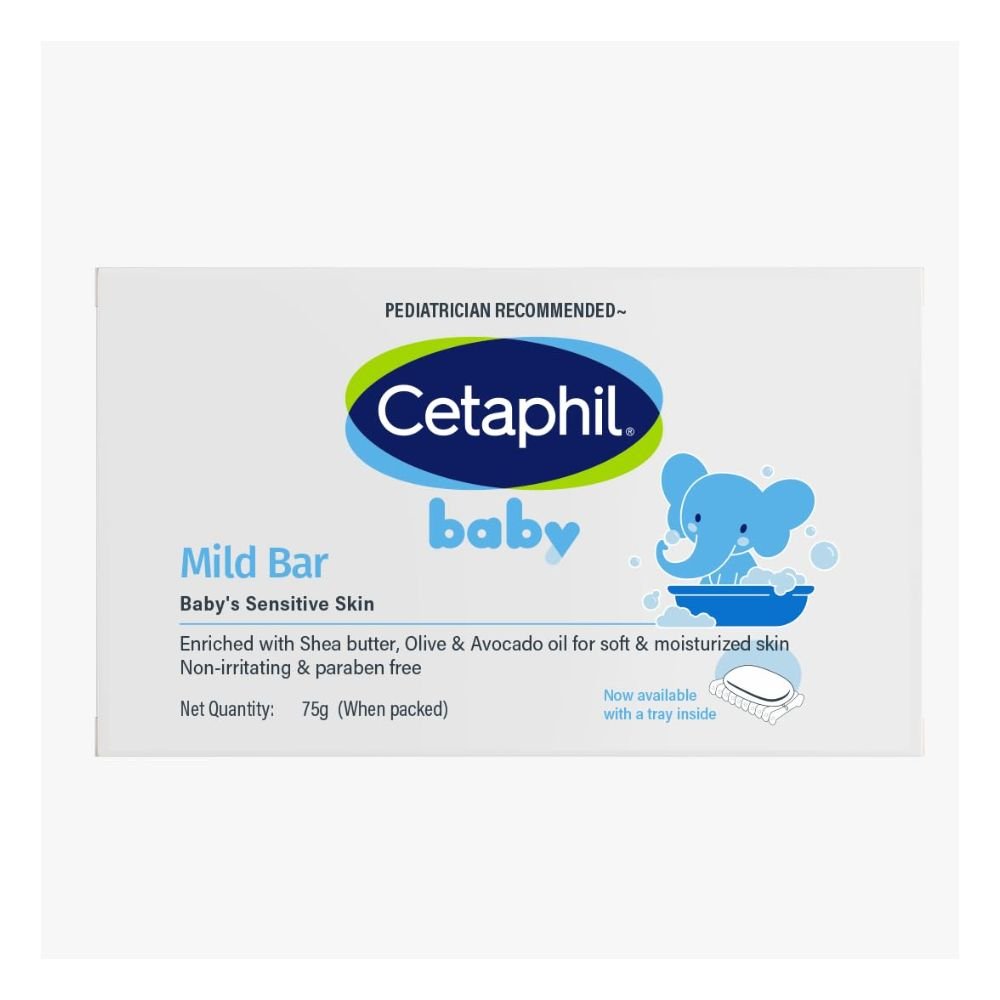 Cetaphil Baby Mild Bar 75g with Shea Butter & Glycerin