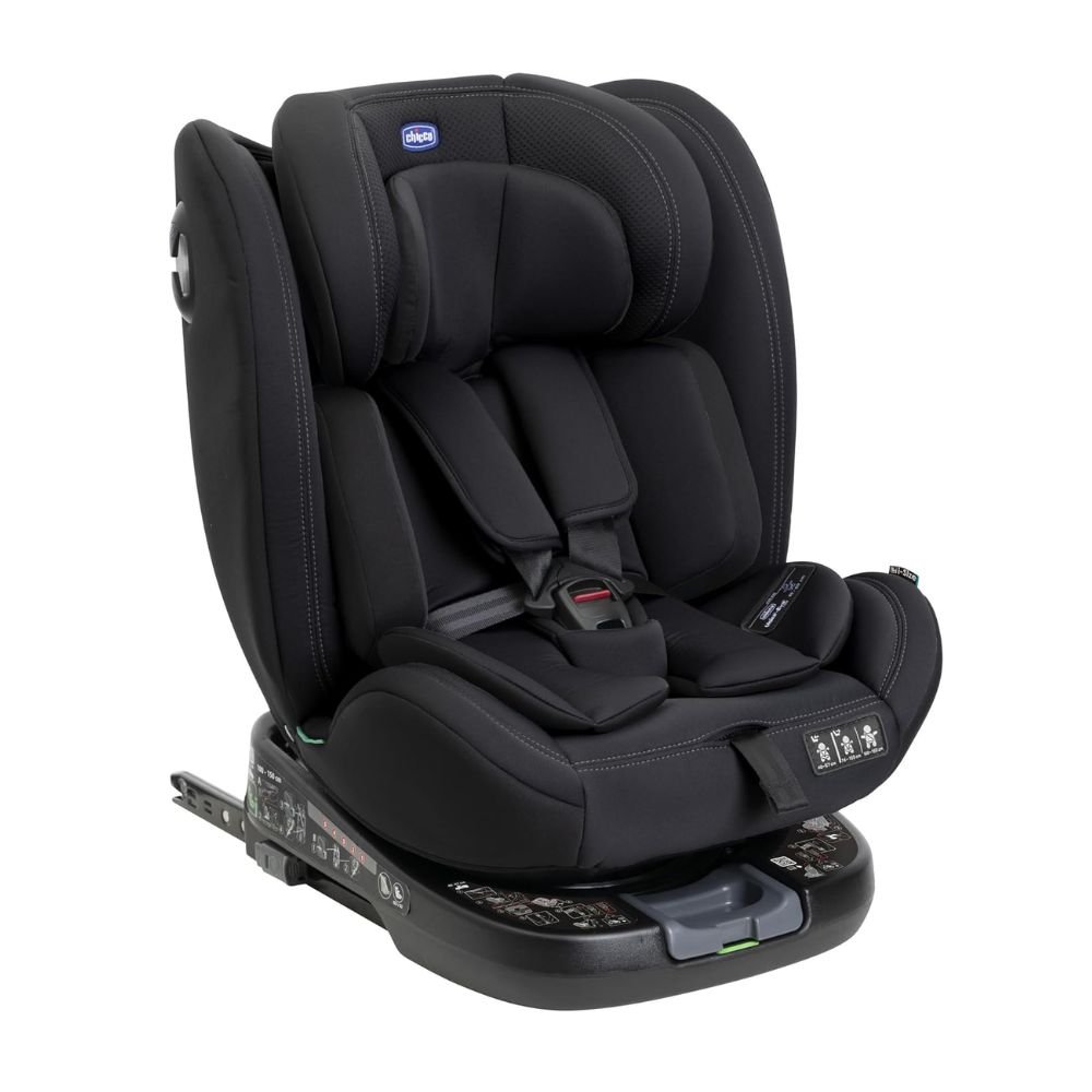 Chicco Unico Evo i-Size Baby Car Seat Rear and Forward Facing ISOFIX 5 Reclining Positions Extendable Headrest 5-Point Harness for 0 Months to 12 Years
