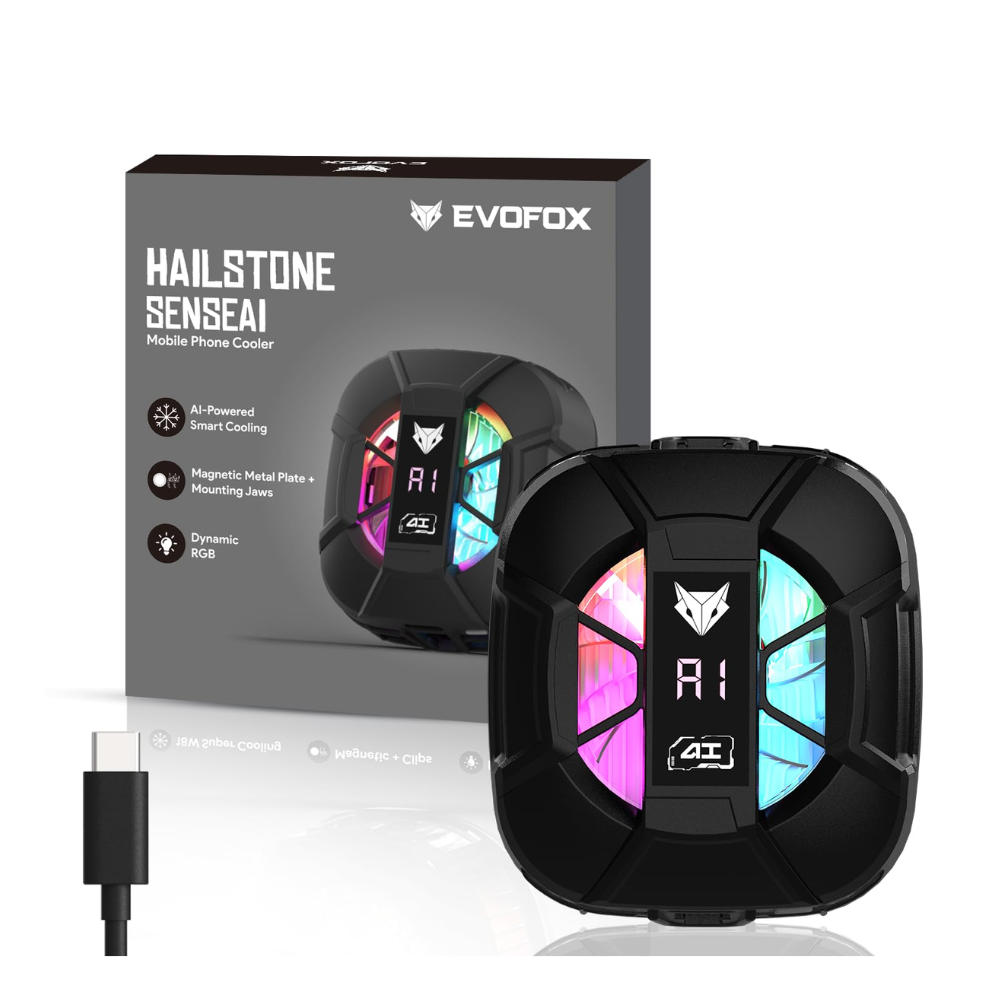 EvoFox Hailstone Real-Time Low Latency Portable Wireless Gaming Speaker with High-Speed Connectivity & Deep Bass Sound