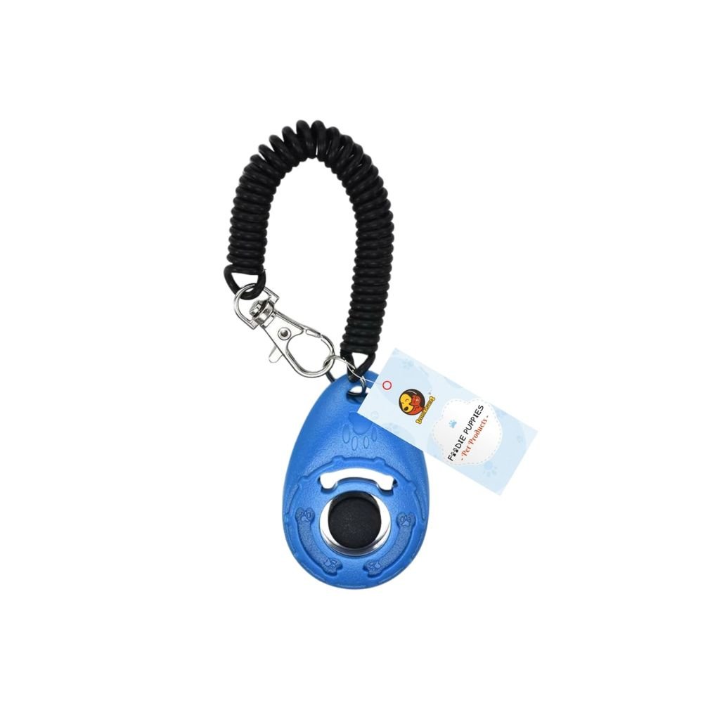 Foodie Puppies Dog Training Clicker with Wrist Strap Adjustable Pet Training Tool for Dogs Cats Birds