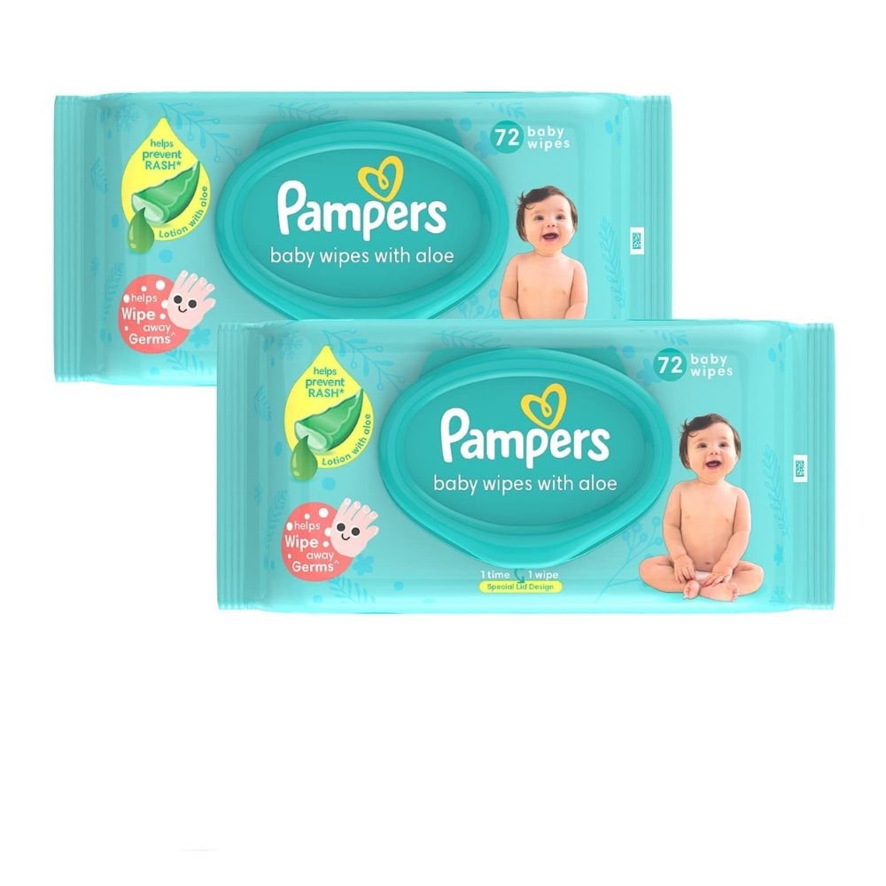 Pampers Baby Gentle Wet Wipes with Vitamin E Paraben-Free Soft Thick Baby Cleaning Wipes