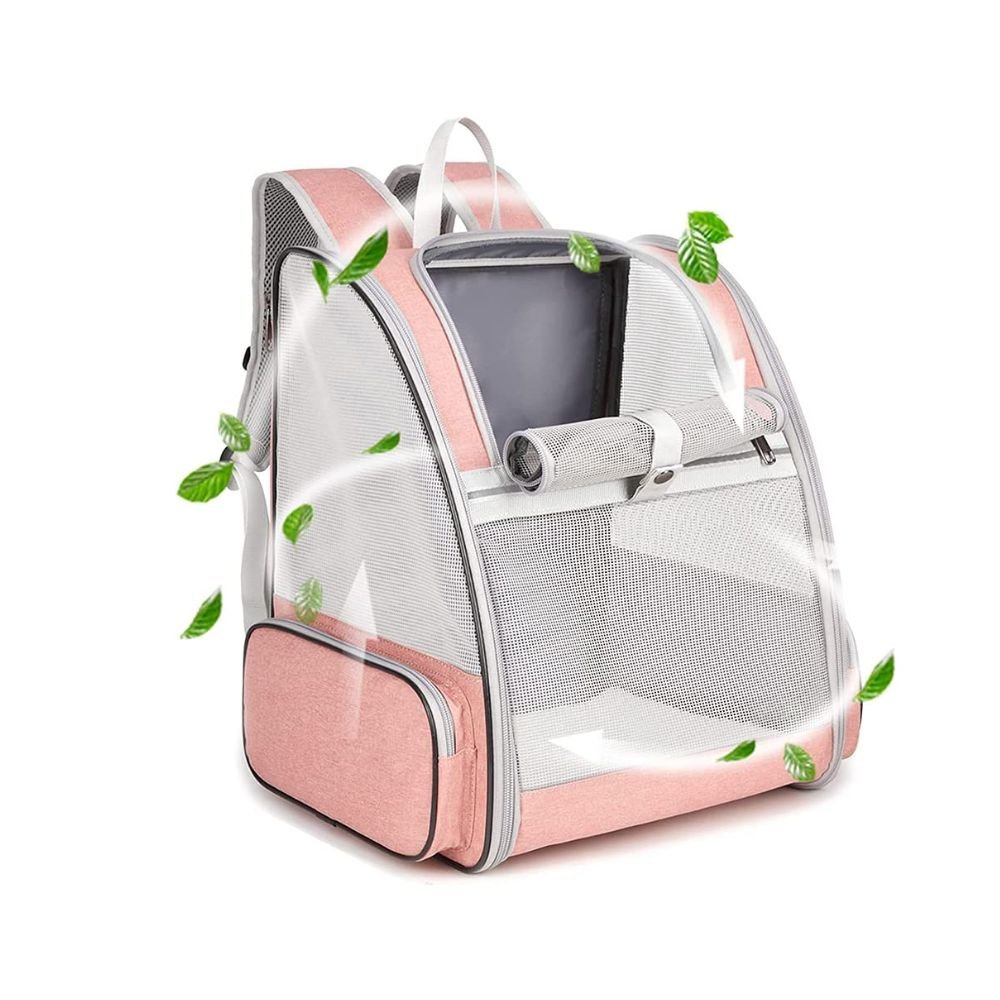 Qpets Cat Bag Lightweight Breathable Pet Carrier Travel Bag for Cats and Small Pets