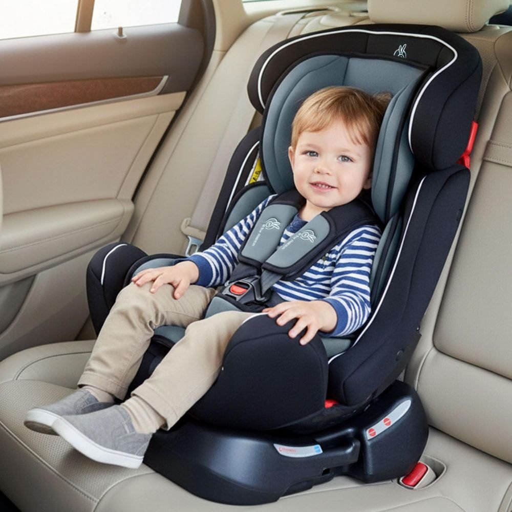 R for Rabbit Convertible Baby Car Seat Rear and Forward Facing with 5-Point Safety Harness Adjustable Headrest Side Impact Protection for 0–4 Years