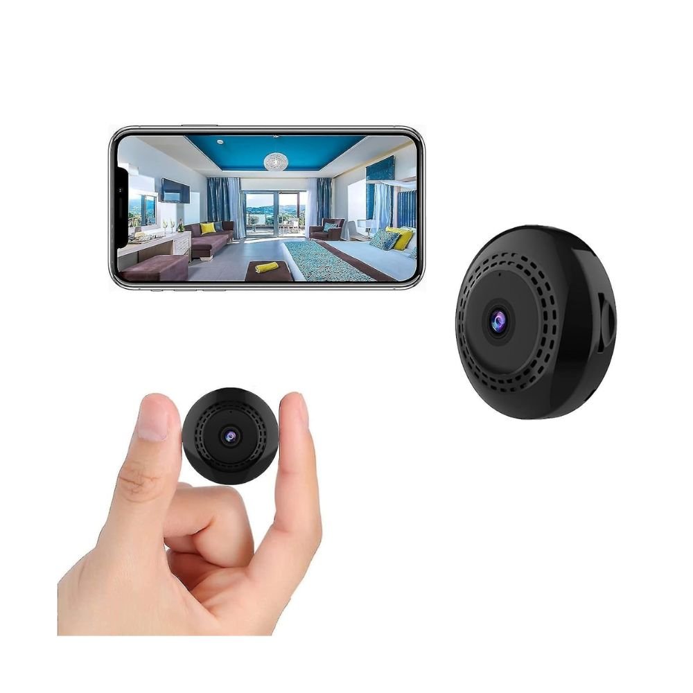 SMARS Mini Wireless Security Camera with Magnetic Mount, HD Video, Motion Detection, Night Vision & Remote Monitoring