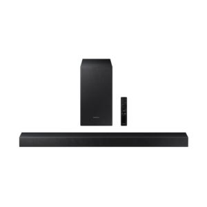 Samsung HW-T42E 150W 2.1 Channel Bluetooth Soundbar with Powerful Bass, Wireless Subwoofer Support & Smart Sound Mode