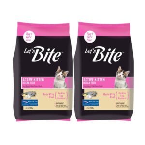 Let’s Bite Active Kitten Dry Cat Food High Protein Complete Nutrition Growth Formula for Kittens