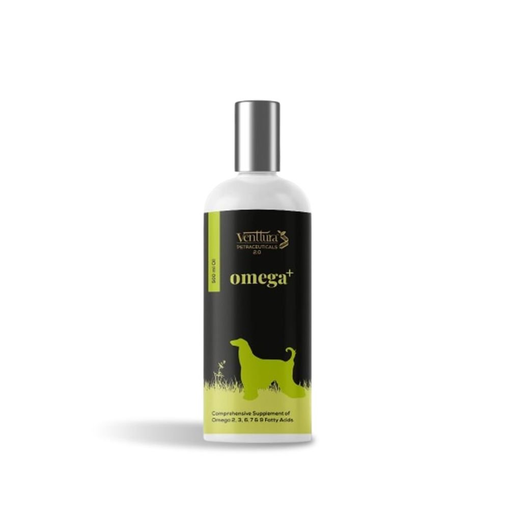 Venttura Omega+ Comprehensive Supplement for Dogs | Omega 3, 6 & 9 Skin, Coat & Joint Support
