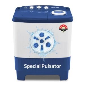 Voltas Beko 6.5 Kg Semi Automatic Top Load Washing Machine WTT65UNX/OK3I0I0W01 with Powerful Wash Motor, Energy Efficient Performance & Durable Design
