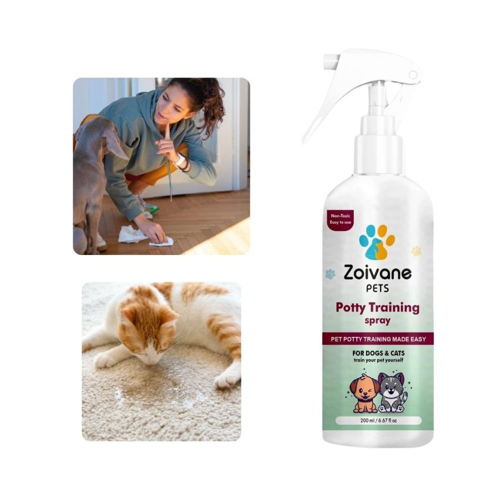 ZOIVANE Potty Training Spray for Puppy Indoor and Outdoor Dog Toilet Training Aid Effective Pet Training Solution