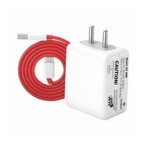 80W Super VOOC Fast Charger with USB Type-C Cable – Ultra Fast Charging Adapter for Smartphones